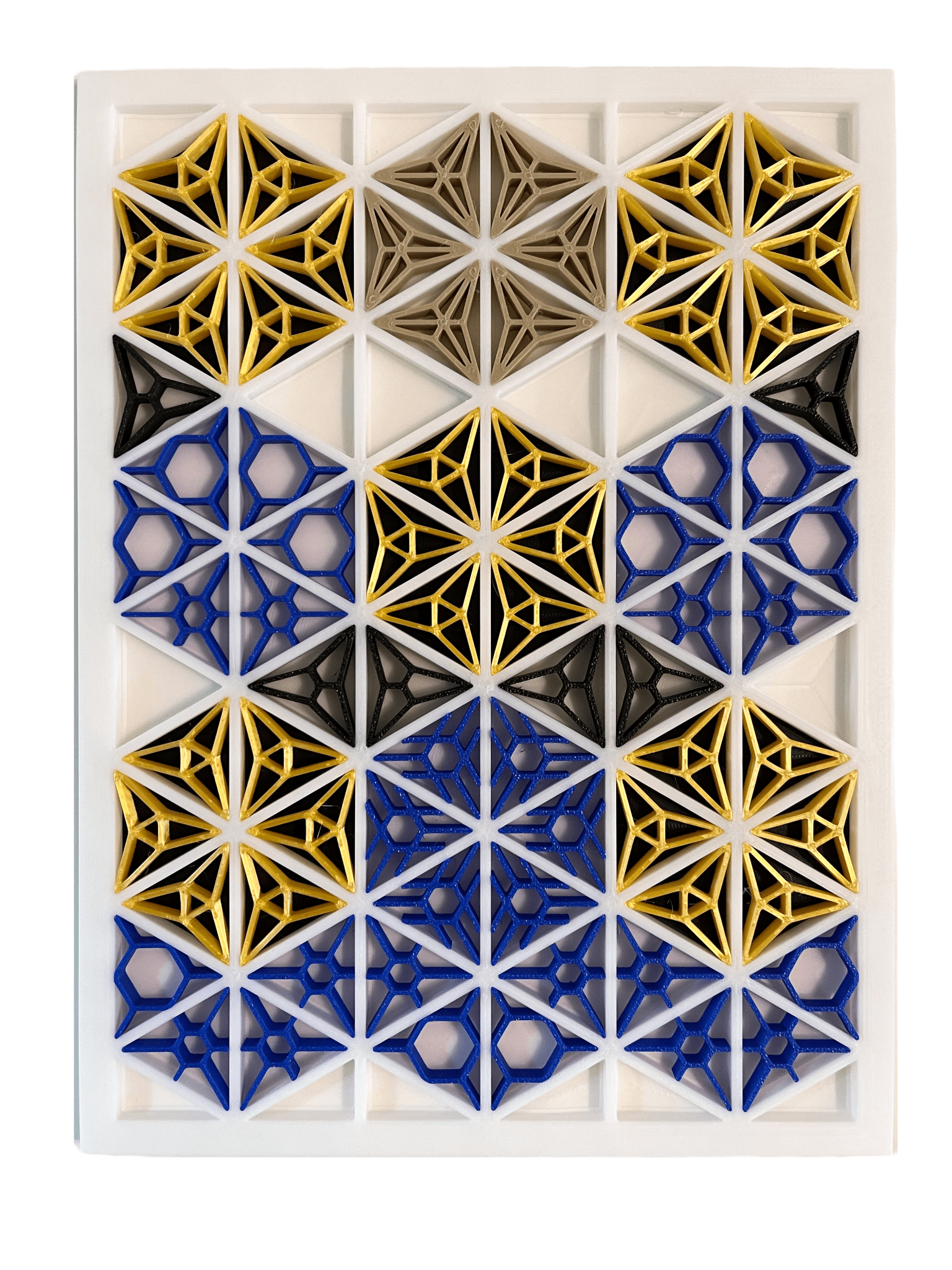 Cadre décoratif Kumiko 18x24 cm [Unique Model n°3] - Perfect3Design